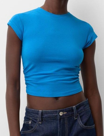 Top Bershka, albastru