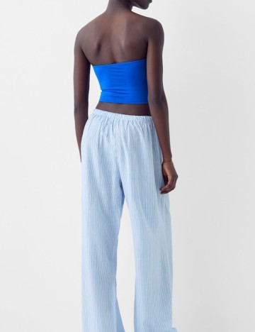 Top Bershka, albastru