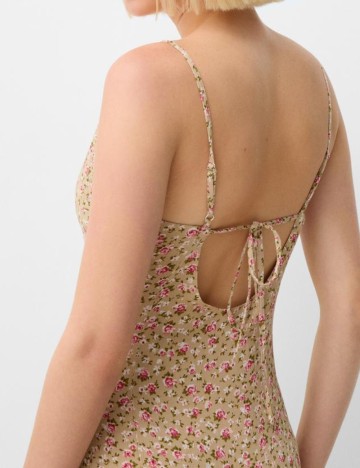 Rochie midi Bershka, mix culori