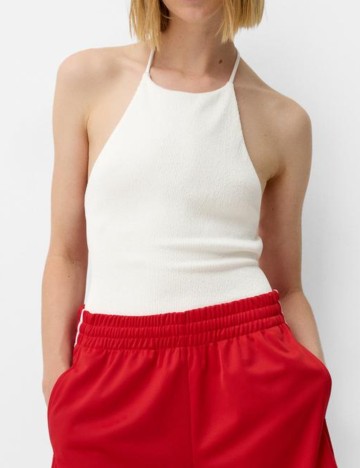Body Bershka, alb