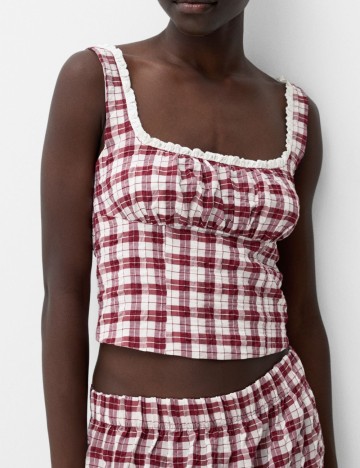 Top Bershka, mix culori