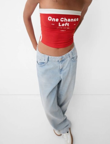 Top Bershka, mix culori