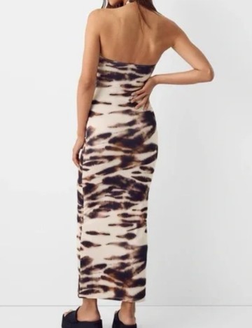 Rochie midi Bershka, mix culori