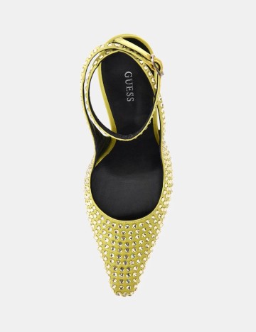 Pantofi cu toc Guess, verde