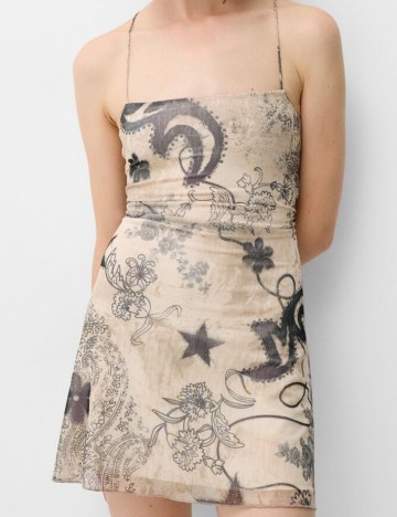 Rochie mini Bershka, mix culori