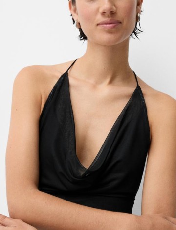 Rochie midi Bershka, negru