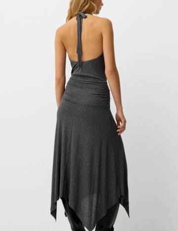 Rochie midi Bershka, gri