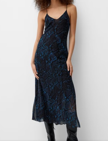 Rochie maxi Bershka, mix culori