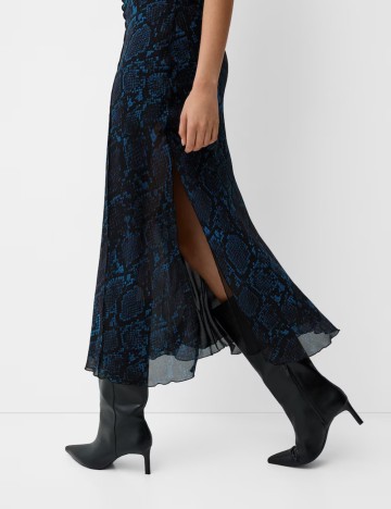 Rochie maxi Bershka, mix culori