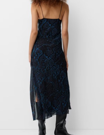 Rochie maxi Bershka, mix culori