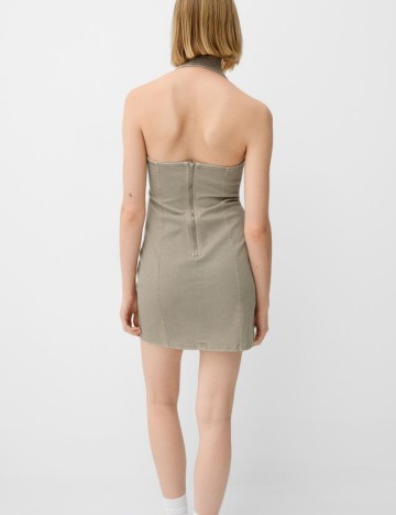 Rochie mini Bershka, bej