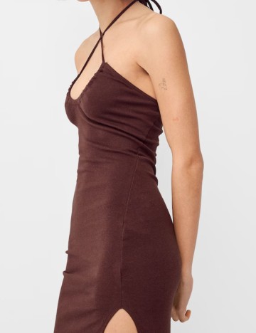 Rochie mini Bershka, maro