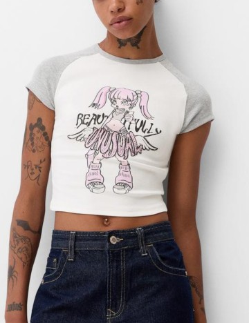 Tricou Bershka, mix culori