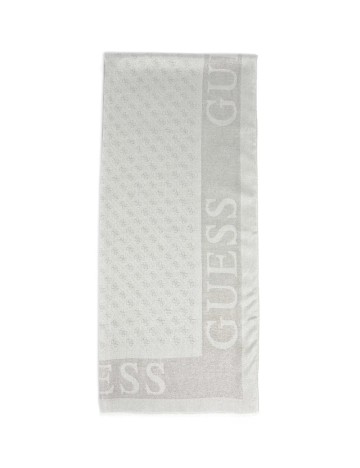 Eșarfă Guess, argintiu
