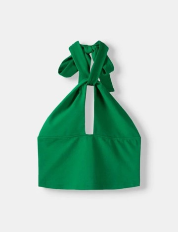 Top Bershka, verde