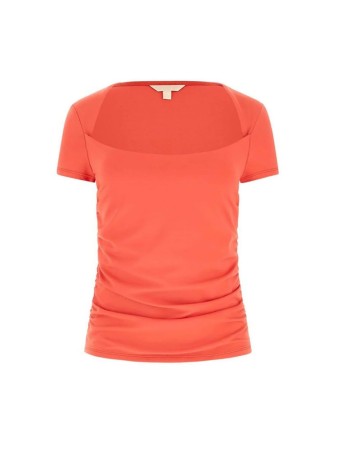 Tricou Guess, roz corai