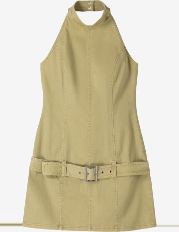 Rochie midi Bershka, verde