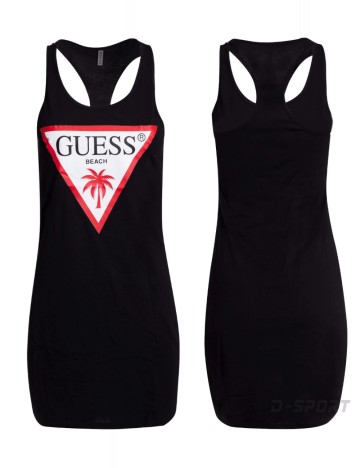Rochie mini Guess, negru