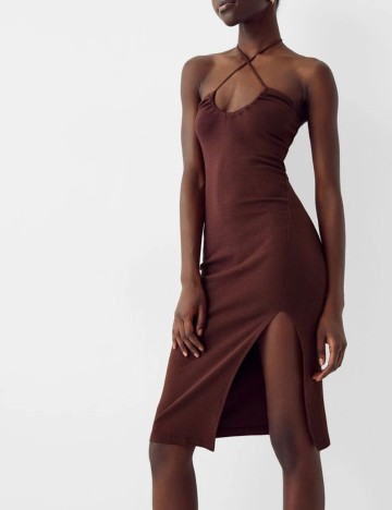 Rochie mini Bershka, maro