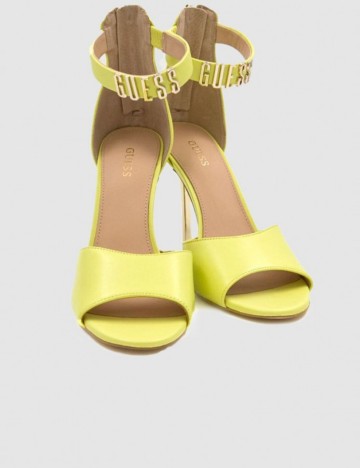 Sandale Cu Toc Guess, lime