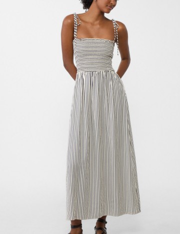 Rochie midi Stradivarius, mix culori