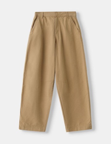 Pantaloni Bershka, bej