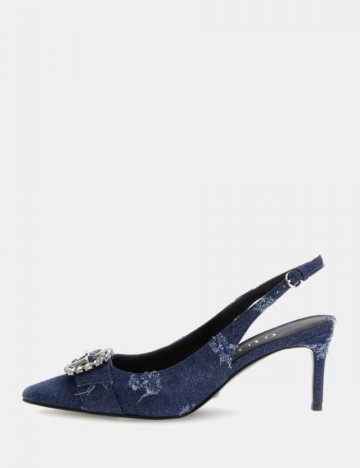 Pantofi cu toc Guess, albastru