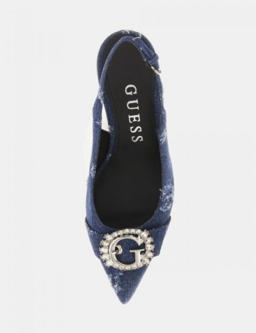Pantofi cu toc Guess, albastru