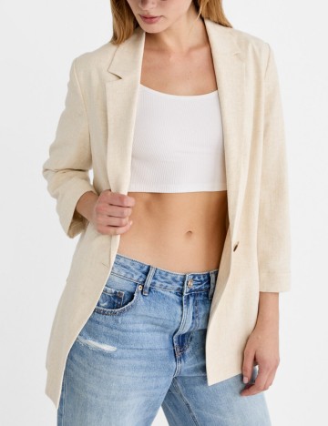 Sacou Stradivarius, bej