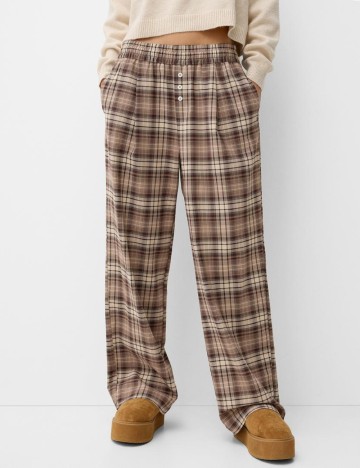 Pantaloni Bershka, maro