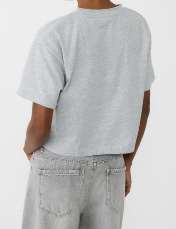 Tricou Stradivarius, gri