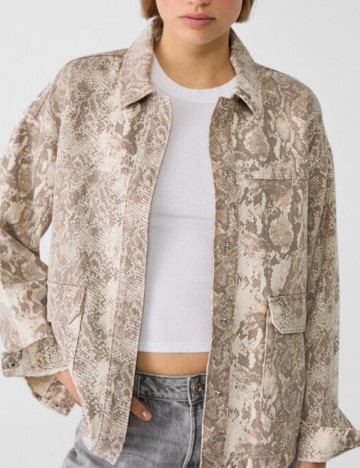 Jachetă Stradivarius, mix culori