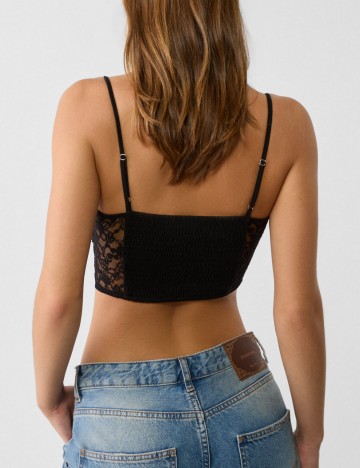 Top Stradivarius, negru