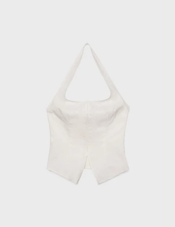 Top Stradivarius, alb