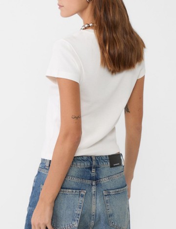 Tricou Stradivarius, mix culori