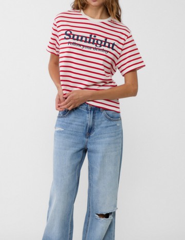 Tricou Stradivarius, mix culori