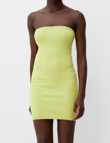 Rochie mini Bershka, verde