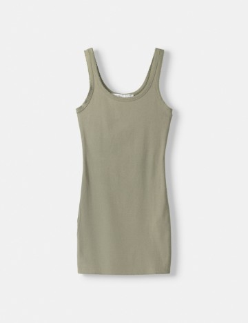 Rochie mini Bershka, kaki