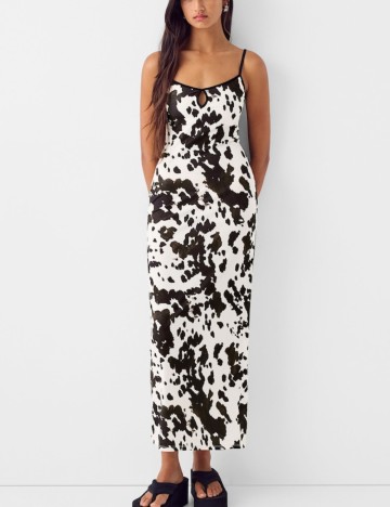 Rochie maxi Bershka, mix culori