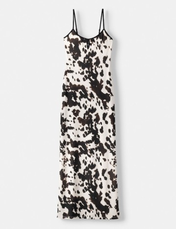 Rochie maxi Bershka, mix culori