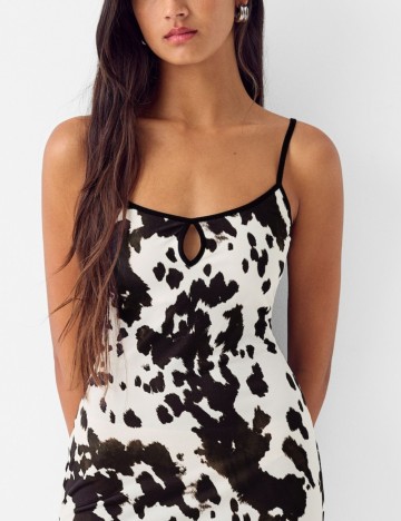 Rochie maxi Bershka, mix culori