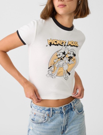 Tricou Stradivarius, mix culori