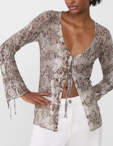 Bluză Bershka, mix culori