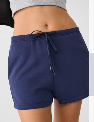 Pantaloni scurți Stradivarius, bleumarin
