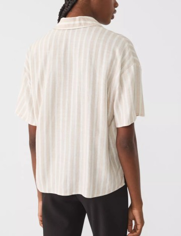 Cămașă cu m&acirc;necă scurtă Stradivarius, mix culori