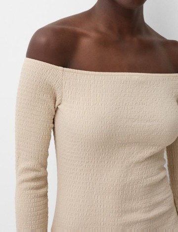 Rochie mini Bershka, bej