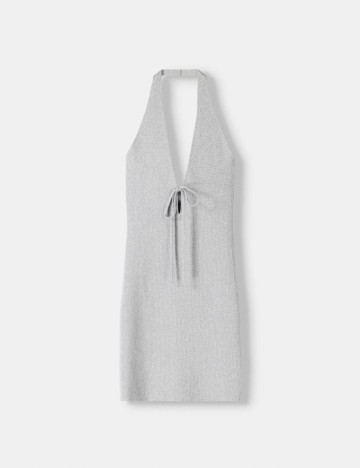 Rochie mini Bershka, argintiu