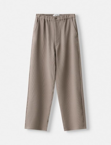Pantaloni Bershka, bej