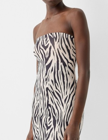 Rochie maxi Bershka, mix culori