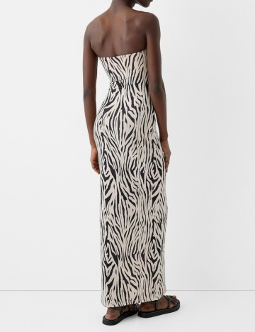 Rochie maxi Bershka, mix culori